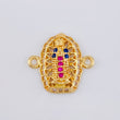 Herraje Virgen Guadalupe 1.25 g / 1.5 cm Oro Amarillo 18K