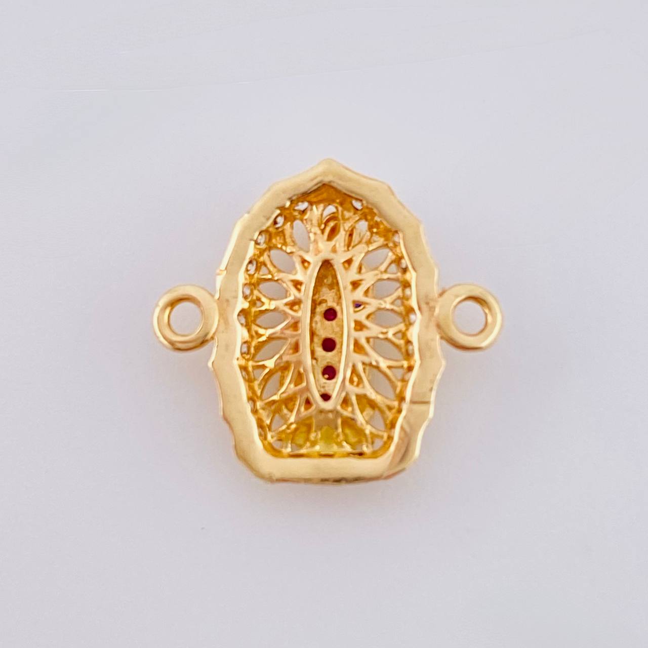 Herraje Virgen Guadalupe 1.2 g / 1.5 cm Oro Amarillo 18K