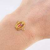 Herraje Virgen Guadalupe 1.2 g / 1.5 cm Oro Amarillo 18K