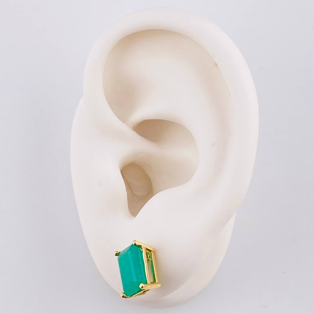 Topos Esmeralda Imperial 4,20 Qts 3 g / 4.3 mm Oro Amarillo 18K