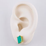 Topos Esmeralda Imperial 4,20 Qts 3 g / 4.3 mm Oro Amarillo 18K