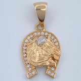 Dije Herradura Caballo 2.25gr / 2.5cm / Oro 18K &
