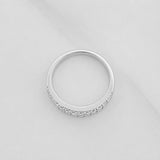 Anillo Churumbela Diamantes 75 Pts 4.34 g / T6 3/4 Oro Blanco 18K