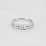 Anillo Churumbela Diamantes 75 Pts 4.34 g / T6 3/4 Oro Blanco 18K