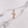 Dije San Miguel Arcangel 1.2gr / 2.8cm / Oro Rosa 18K #