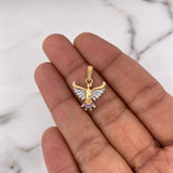 Dije Colibri 1.75gr / 2cm / Circones Blancos-Lilas-Azules Dos Oros Amarillo Blanco 18K $