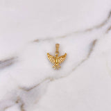 Dije Colibri 1.75gr / 2cm / Circones Blancos-Lilas-Azules Dos Oros Amarillo Blanco 18K $