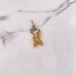 Dije Goku 6.6gr / 4.2cm / Circones Amarillos Dos Oros Amarillo Blanco 18K $
