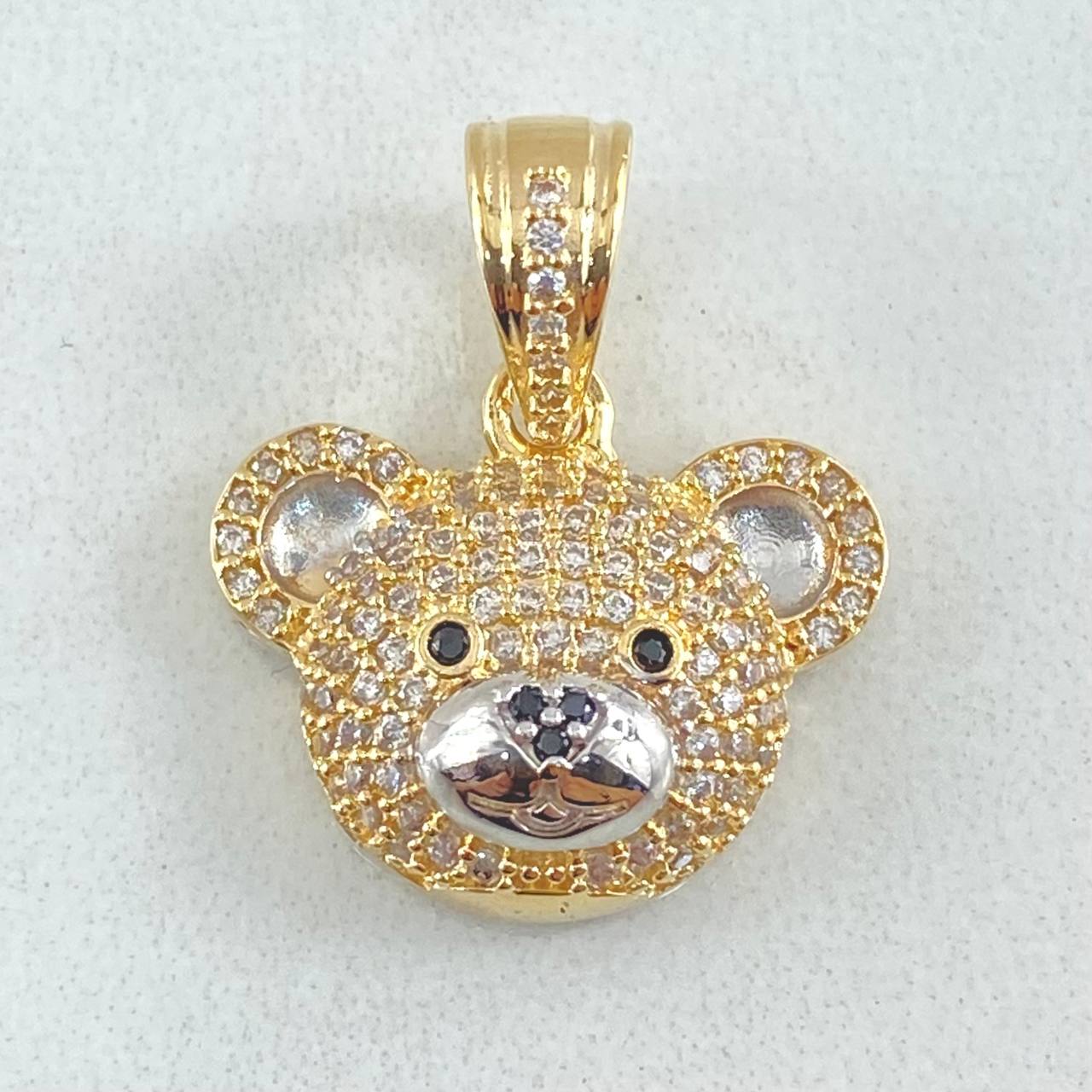 Dije Rostro Oso  3.9gr / 2.3cm / Oro 18K