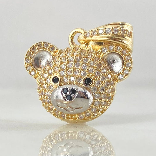 Dije Rostro Oso  3.9gr / 2.3cm / Oro 18K