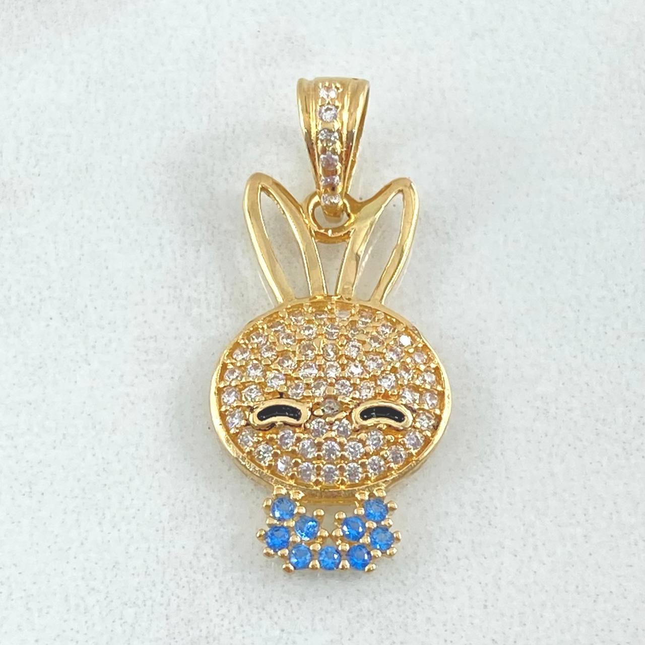 Dije Rostro Conejo 2.25gr / 2.35cm / Oro 18K