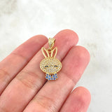 Dije Rostro Conejo 2.25gr / 2.35cm / Oro 18K