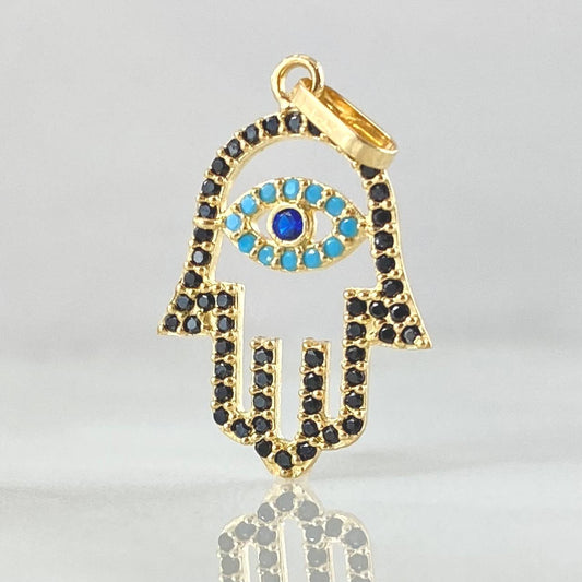 Dije Mano Hamsa 1.05gr / 2.4cm / Oro 18K