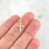 Dije Cruz 0.65gr / 1.8cm / Oro 18K