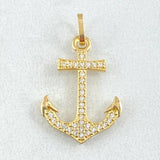Dije Ancla 1.05gr / 2.5cm / +4 Oro 18K