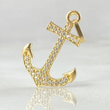 Dije Ancla 1.05gr / 2.3cm / Oro Amarillo 18K