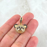 Dije Rostro Oso Panda 3.95gr / 2.3cm / Oro 18K