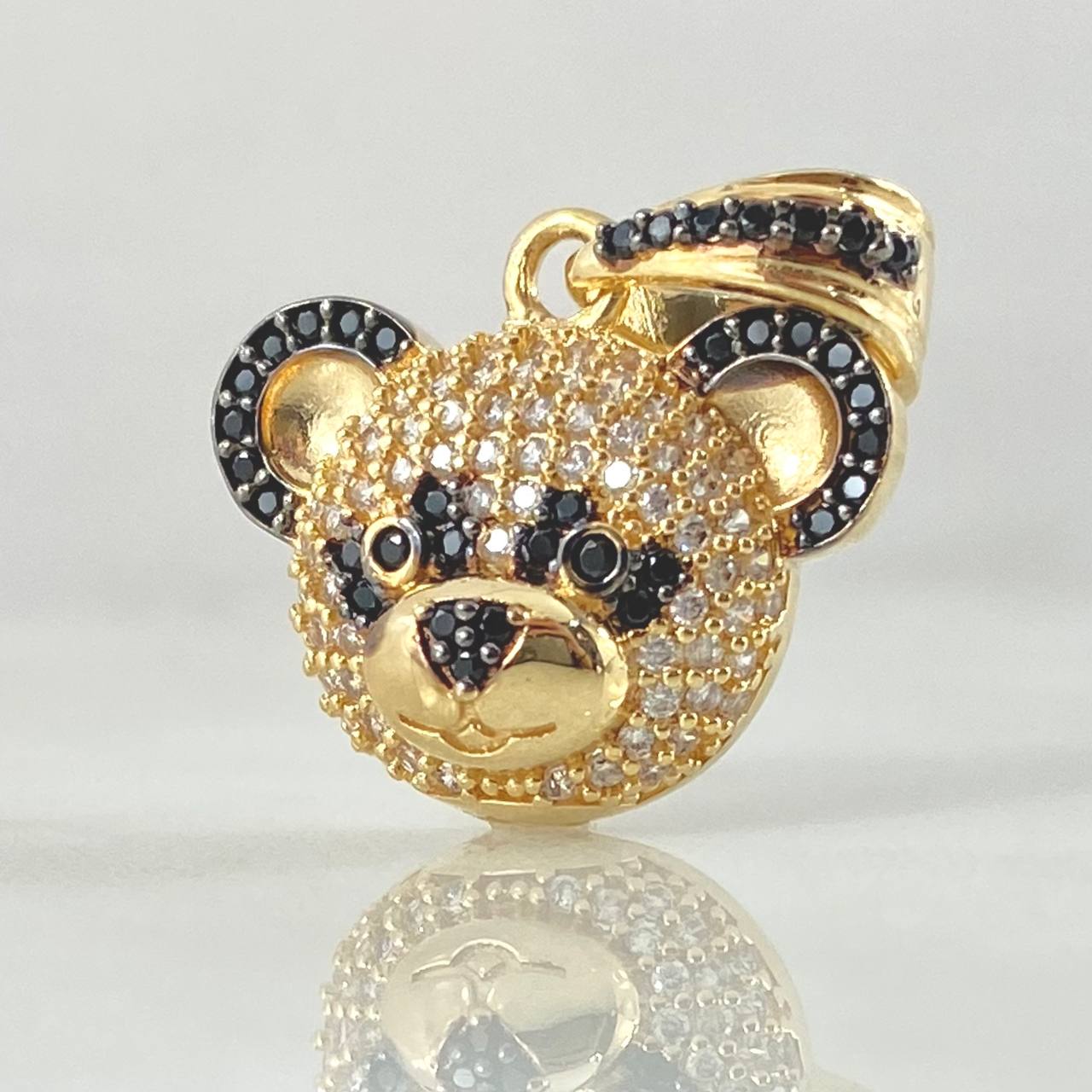 Dije Rostro Oso Panda 3.95gr / 2.3cm / Oro 18K