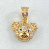 Dije Rostro Oso  2.75gr / 2cm / Oro 18K