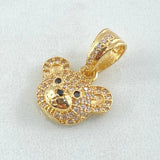Dije Rostro Oso  2.75gr / 2cm / Oro 18K