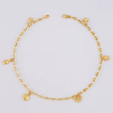 Tobillera Gc Dijes 3.95 g / 25.8 cm / 3.2 mm Oro Amarillo 18K