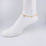 Tobillera Gc Dijes 3.95 g / 25.8 cm / 3.2 mm Oro Amarillo 18K