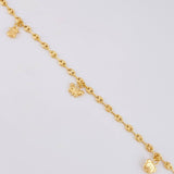Tobillera Gc Dijes 3.95 g / 25.8 cm / 3.2 mm Oro Amarillo 18K