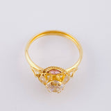 Anillo Solitario Aura Vintage 2 g / T8 3/4 Oro Amarillo 18K