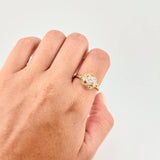 Anillo Solitario Aura Vintage 2 g / T8 3/4 Oro Amarillo 18K
