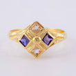 Anillo Rombo Imperial 1.8 g / T8 1/2 Oro Amarillo 18K
