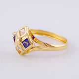 Anillo Rombo Imperial 1.8 g / T8 1/2 Oro Amarillo 18K
