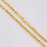 Cadena Lazo 8 g / 60 cm / 3 mm Oro Amarillo 18K