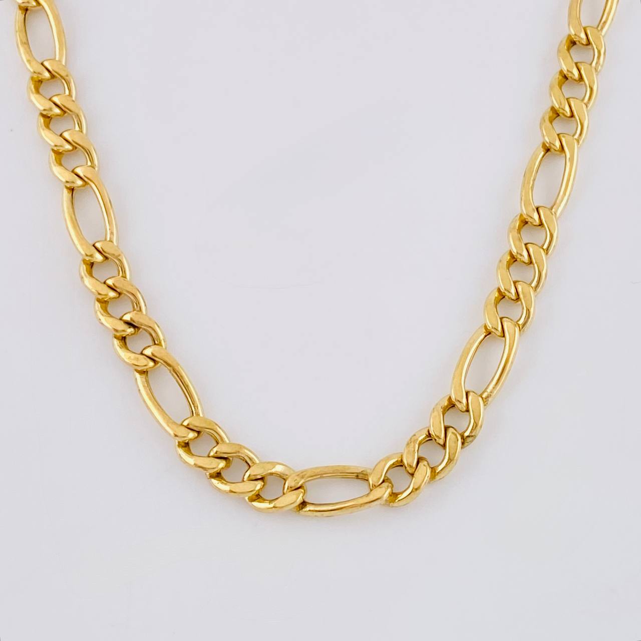Cadena Figaro 14.35 g / 63.2 cm / 4.6 mm Oro Amarillo 18K
