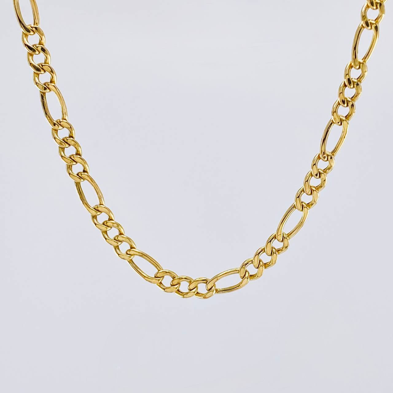 Cadena Figaro 14.35 g / 63.2 cm / 4.6 mm Oro Amarillo 18K