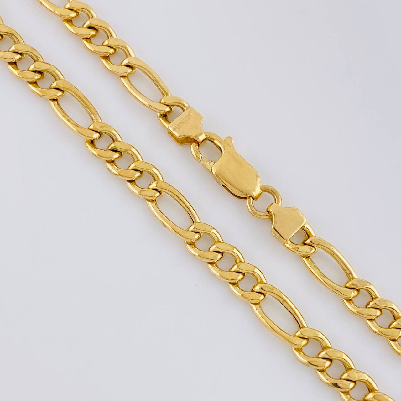 Cadena Figaro 14.35 g / 63.2 cm / 4.6 mm Oro Amarillo 18K