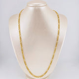 Cadena Figaro 14.35 g / 63.2 cm / 4.6 mm Oro Amarillo 18K