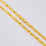Cadena Cubica Estrellada 12.35 g / 60 cm / 2.5 mm Oro Amarillo 18K