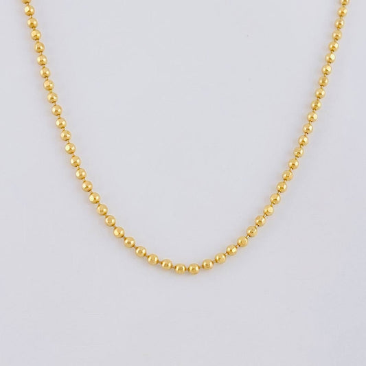 Cadena Militar 6.55g / 44cm / 1.6mm Oro Amarillo 18K