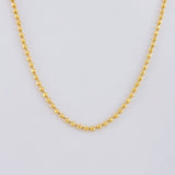 Cadena Militar 6.55g / 44cm / 1.6mm Oro Amarillo 18K
