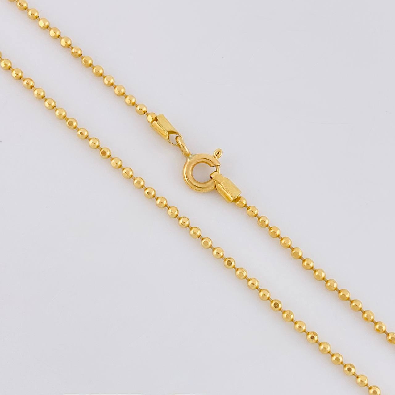 Cadena Militar 5.35 g / 60.4 cm / 1.4 mm Oro Amarillo 18K