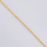 Cadena Militar 6.55g / 44cm / 1.6mm Oro Amarillo 18K
