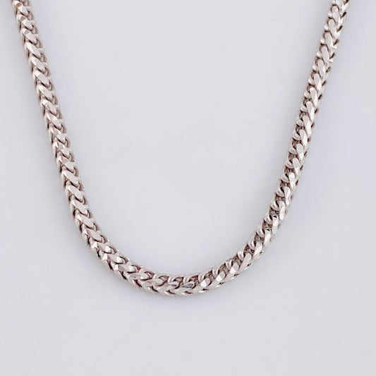 Cadena Franco 15.15 g / 60.4 cm / 1.9 mm Oro Blanco 18K