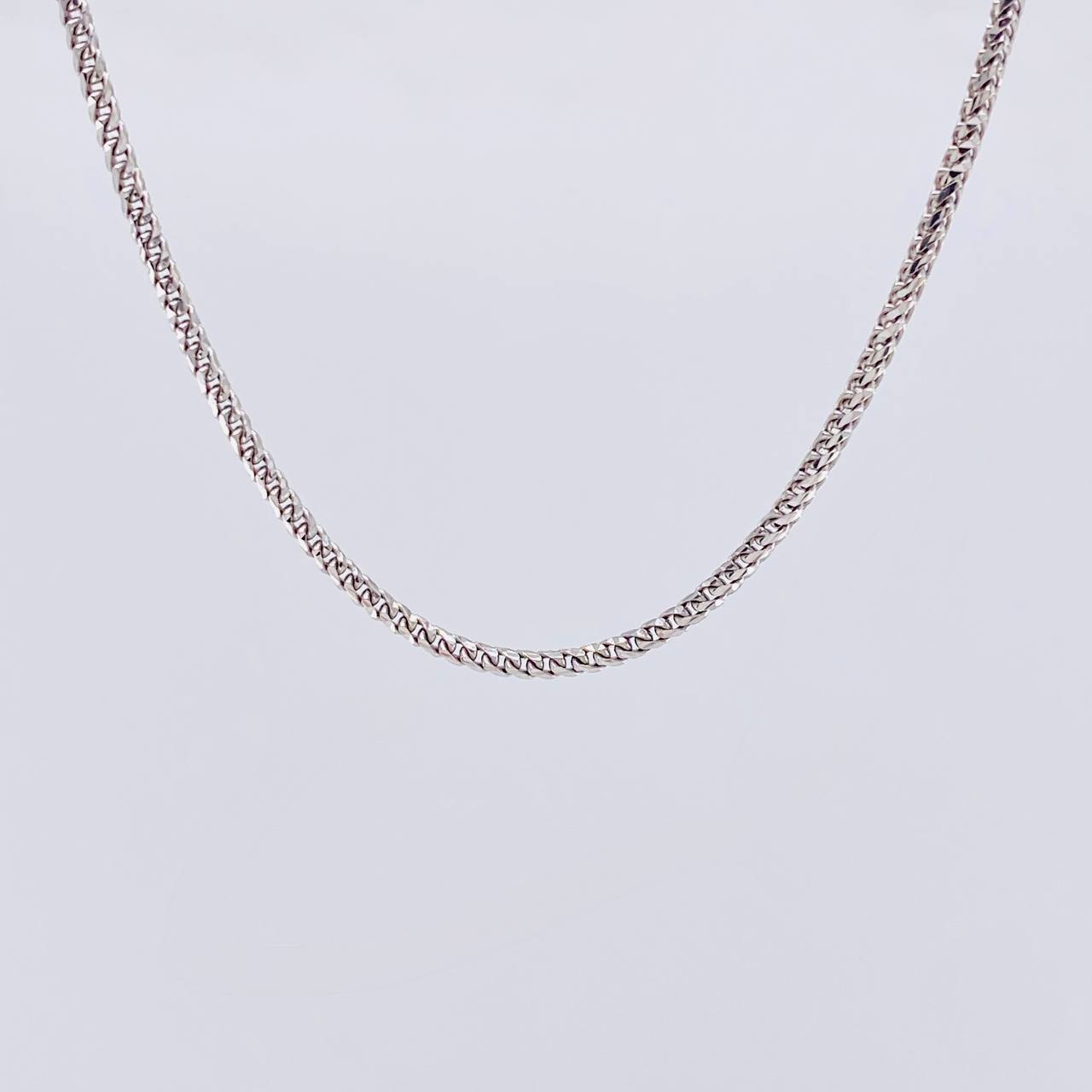 Cadena Franco 15.15 g / 60.4 cm / 1.9 mm Oro Blanco 18K