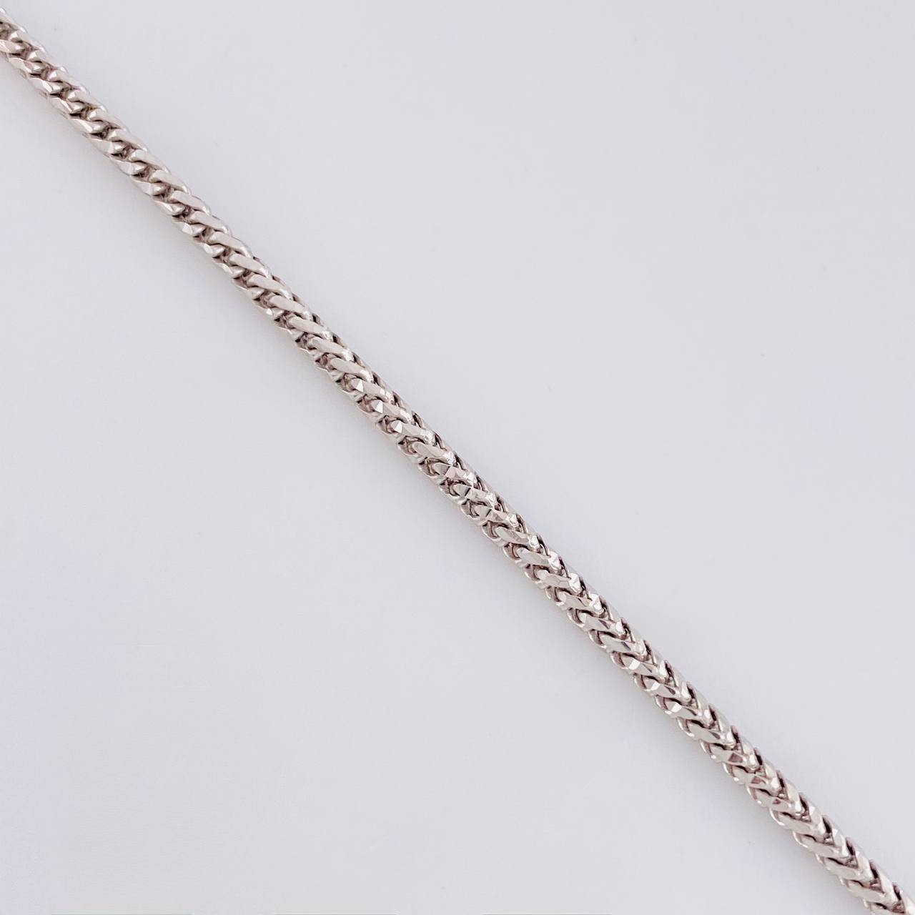 Cadena Franco 15.15 g / 60.4 cm / 1.9 mm Oro Blanco 18K