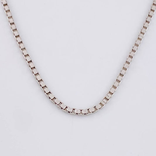 Cadena Veneciana 7.65 g / 50.7 cm / 2 mm Oro Blanco 18K