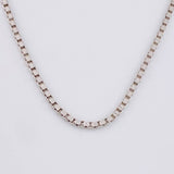 Cadena Veneciana 7.65 g / 50.7 cm / 2 mm Oro Blanco 18K