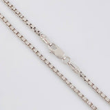 Cadena Veneciana 7.65 g / 50.7 cm / 2 mm Oro Blanco 18K