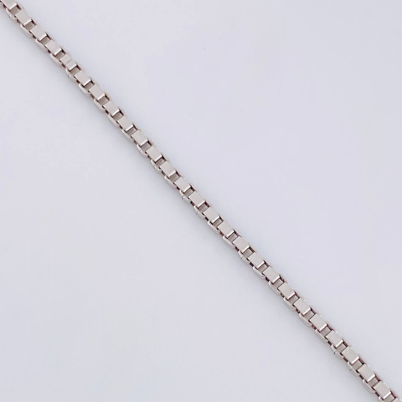 Cadena Veneciana 7.65 g / 50.7 cm / 2 mm Oro Blanco 18K