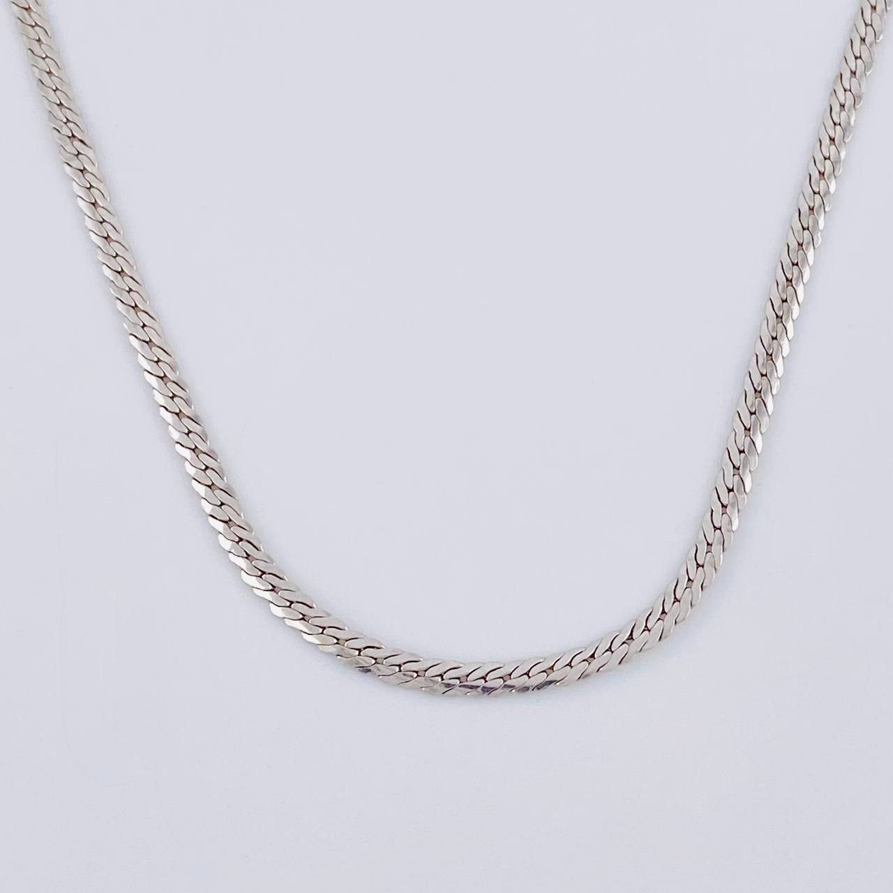 Cadena Serpiente 3.6 g / 50.1 cm / 2.2 mm Oro Blanco 18K