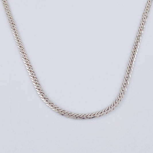 Cadena Serpiente 3.6 g / 50.1 cm / 2.2 mm Oro Blanco 18K